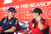 TEST BAHRAIN, (L to R): Max Verstappen (NLD) Red Bull Racing e Charles Leclerc (MON) Ferrari in the FIA Press Conference.
25.02.2023. Formula 1 Testing, Sakhir, Bahrain, Day Three.
- www.xpbimages.com, EMail: requests@xpbimages.com © Copyright: Bearne / XPB Images